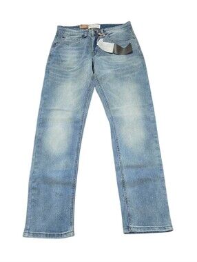 Smith‎ & Mills Tailored Straight Denim Vintage Wash New Mens 29x30 Stretch